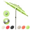 11Ft 3-Tiers 40LEDS Patio Umbrella Fruit Green