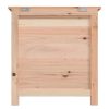 Patio Cushion Box 19.7"x19.7"x22" Solid Wood Fir