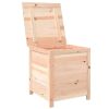 Patio Cushion Box 19.7"x19.7"x22" Solid Wood Fir