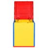 Patio Storage Box Colorful PP Rattan 23.8 gal