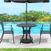 Business Occasions 33" Round Patio Cast Aluminium Bistro Table