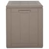 Patio Storage Box 47.6 gal Brown PP Rattan