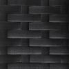 Patio Reclining Chair with Cushions Black Poly Rattan