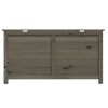Patio Cushion Box Anthracite 39.4"x19.7"x22" Solid Wood Fir