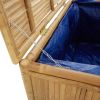 Patio Storage Box 23.6"x20.5"x21.7" Bamboo