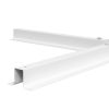 Outsunny Outdoor Universal Cross Brace Stand for Small Offset Umbrella or Large Market Umbrella, Cross Umbrella Base for Patio Umbrella, White