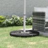 Outsunny Outdoor Universal Cross Brace Stand for Small Offset Umbrella or Large Market Umbrella, Cross Umbrella Base for Patio Umbrella, White