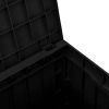 Patio Storage Box Black 21.9"x16.9"x20.9" Polypropylene