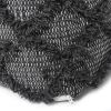Jumanji Handcrafted Wool and Cotton Pouf, Brown Color