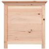 Patio Cushion Box 19.7"x19.7"x22" Solid Wood Fir