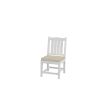 HDPE Dining Chair, White, With Cushion, No Armrest, Set for Playroom, Nursery, Backyard,chair Set of 2