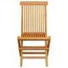 Patio Chairs with Beige Cushions 6 pcs Solid Teak Wood