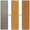 Patio Wall Decoration 41.3"x21.7" Corten Steel World Map Design