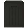 Patio Storage Box Black 21.9"x16.9"x20.9" Polypropylene