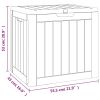 Patio Storage Box Black 21.9"x16.9"x20.9" Polypropylene