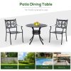 Business Occasions 33" Round Patio Cast Aluminium Bistro Table