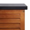 Patio Storage Box 59.1"x19.7"x21.7" Solid Wood Eucalyptus