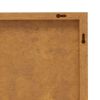 Patio Wall Decoration 21.7"x21.7" Corten Steel Sun Design